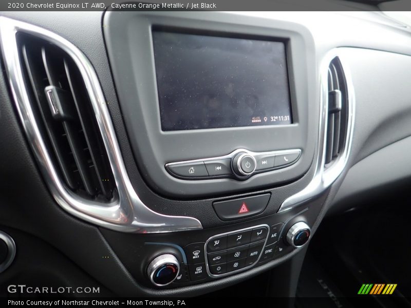 Cayenne Orange Metallic / Jet Black 2020 Chevrolet Equinox LT AWD