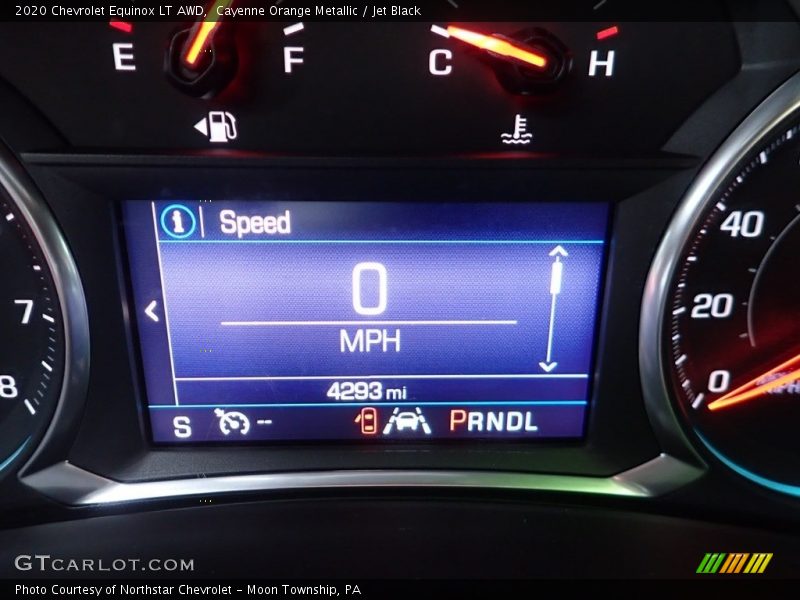 Cayenne Orange Metallic / Jet Black 2020 Chevrolet Equinox LT AWD
