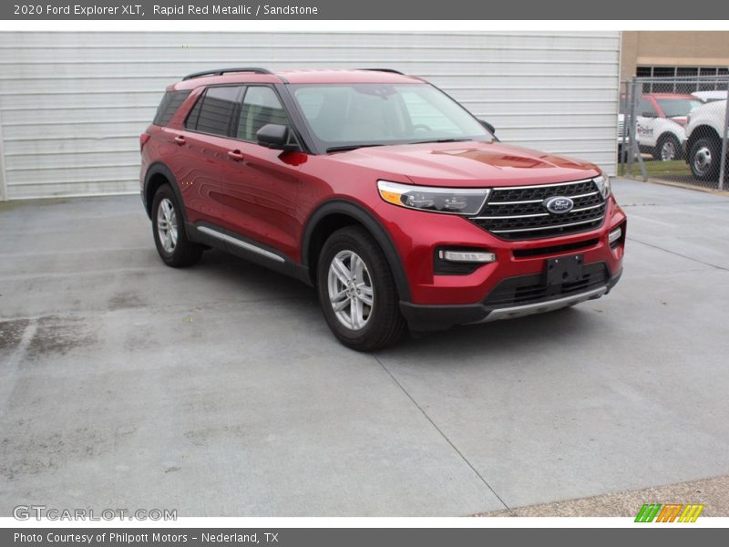 Rapid Red Metallic / Sandstone 2020 Ford Explorer XLT