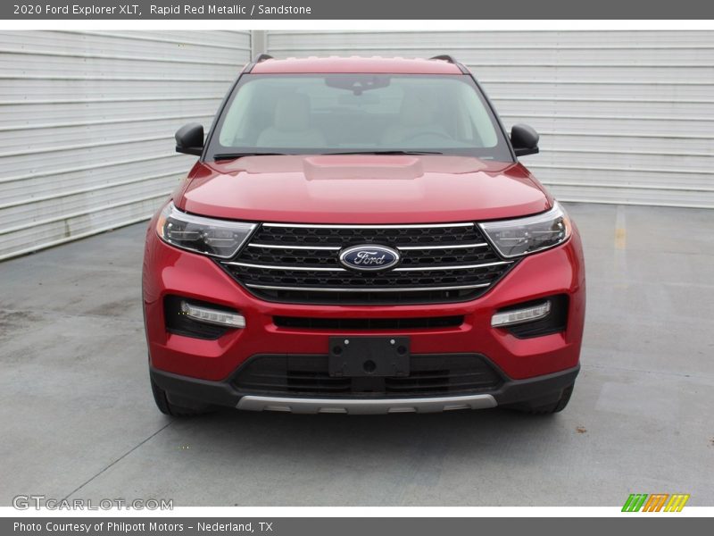 Rapid Red Metallic / Sandstone 2020 Ford Explorer XLT