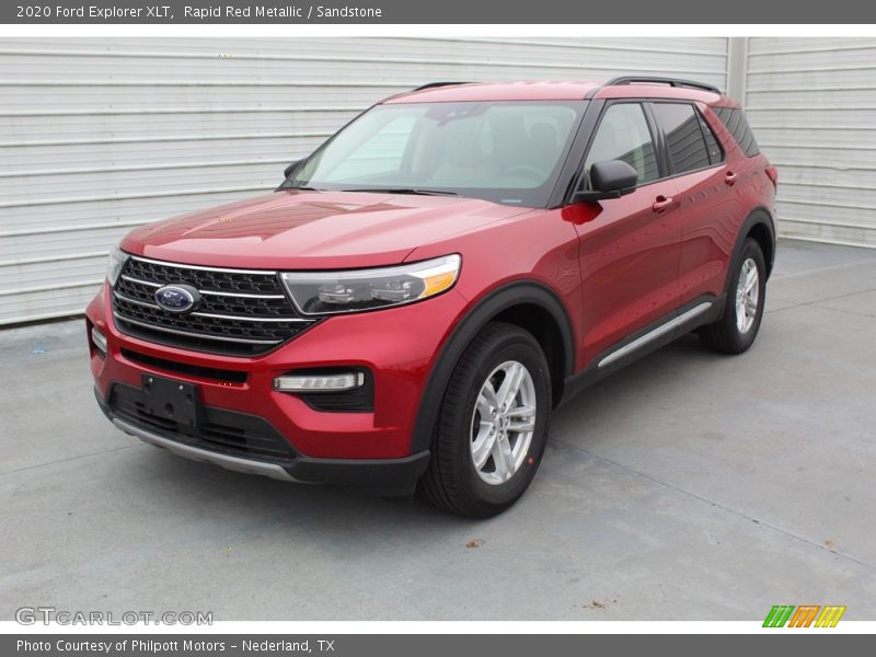 Rapid Red Metallic / Sandstone 2020 Ford Explorer XLT
