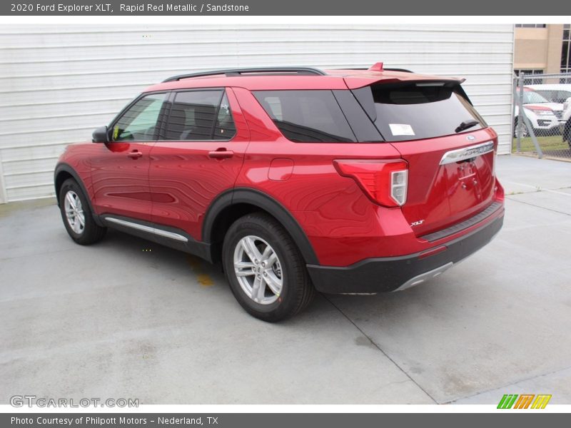 Rapid Red Metallic / Sandstone 2020 Ford Explorer XLT