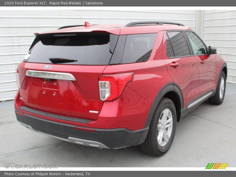 Rapid Red Metallic / Sandstone 2020 Ford Explorer XLT