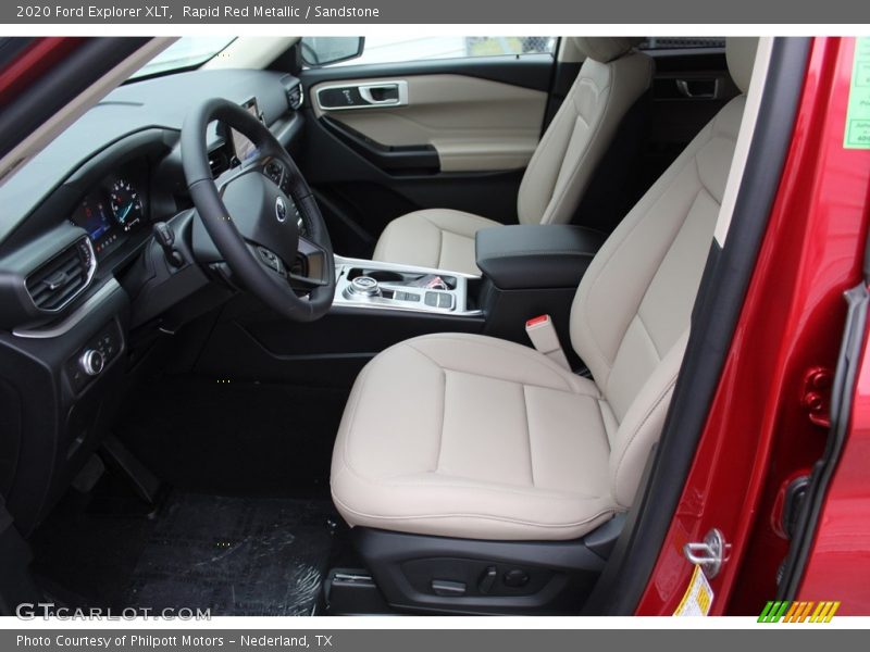 Rapid Red Metallic / Sandstone 2020 Ford Explorer XLT