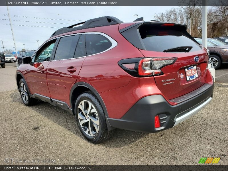 Crimson Red Pearl / Slate Black 2020 Subaru Outback 2.5i Limited