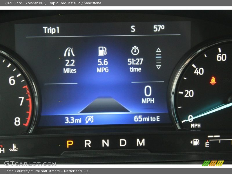 Rapid Red Metallic / Sandstone 2020 Ford Explorer XLT