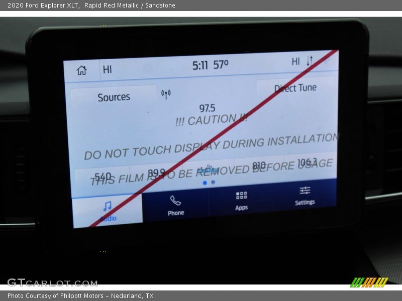 Rapid Red Metallic / Sandstone 2020 Ford Explorer XLT