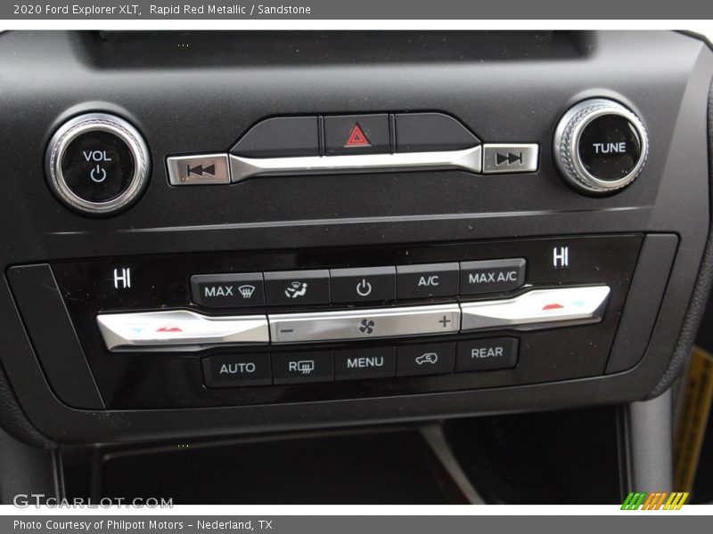 Rapid Red Metallic / Sandstone 2020 Ford Explorer XLT
