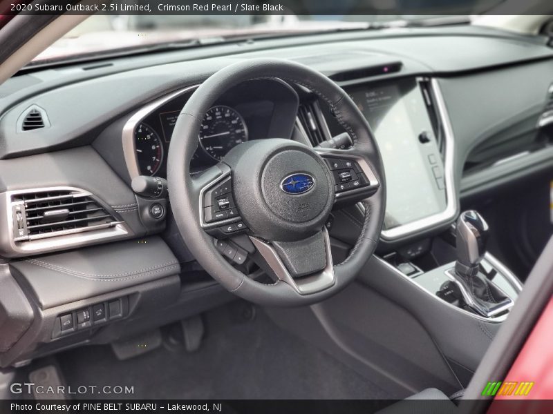 Crimson Red Pearl / Slate Black 2020 Subaru Outback 2.5i Limited