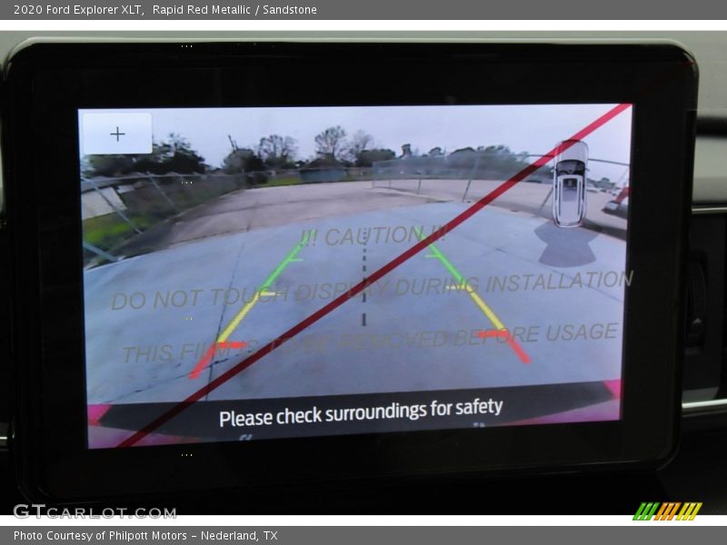 Rapid Red Metallic / Sandstone 2020 Ford Explorer XLT