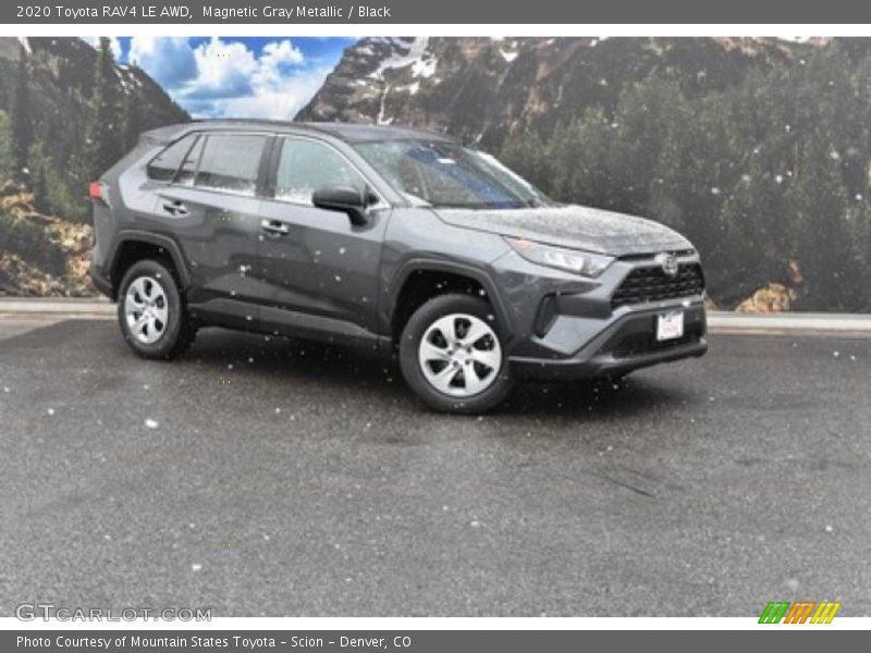 Magnetic Gray Metallic / Black 2020 Toyota RAV4 LE AWD