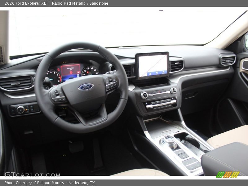 Rapid Red Metallic / Sandstone 2020 Ford Explorer XLT