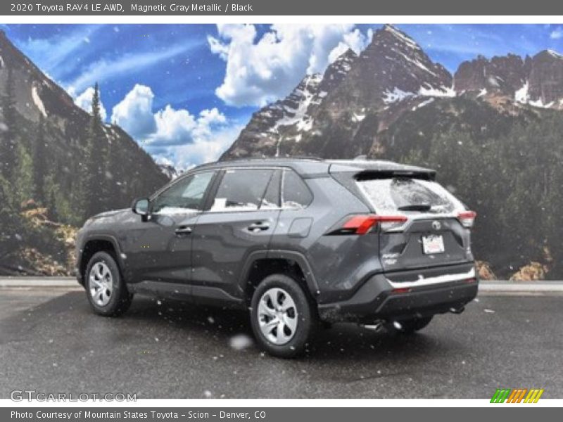Magnetic Gray Metallic / Black 2020 Toyota RAV4 LE AWD