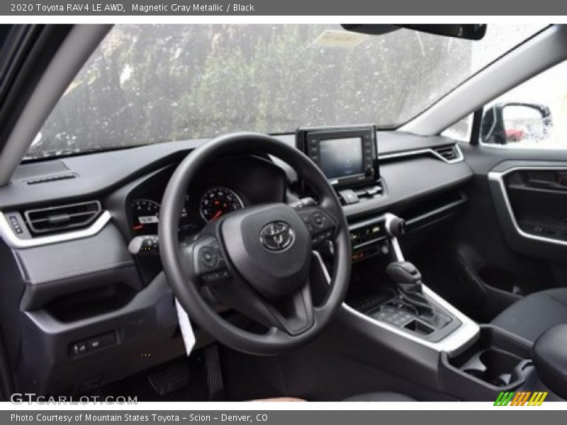 Magnetic Gray Metallic / Black 2020 Toyota RAV4 LE AWD