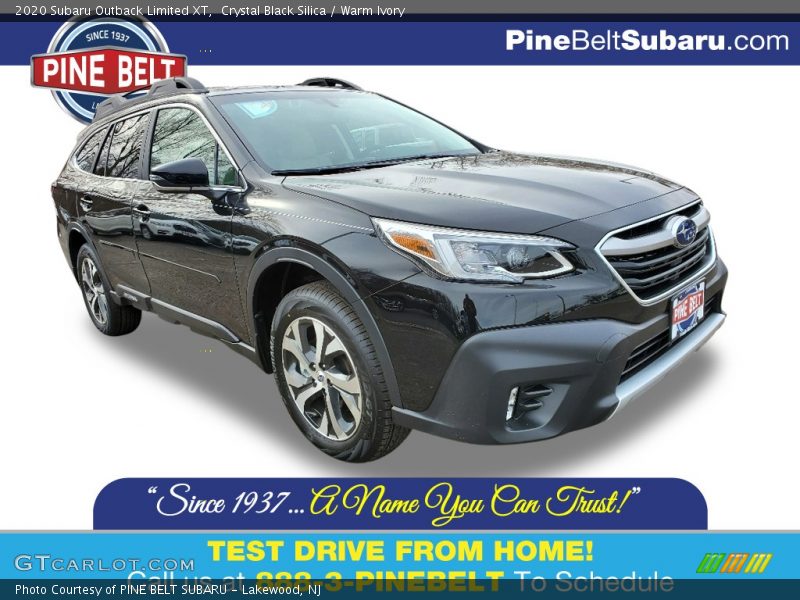 Crystal Black Silica / Warm Ivory 2020 Subaru Outback Limited XT