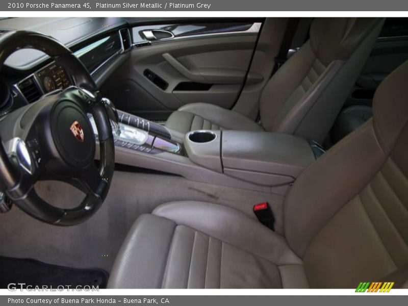 Platinum Silver Metallic / Platinum Grey 2010 Porsche Panamera 4S