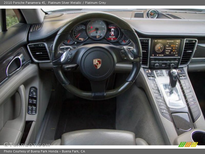 Platinum Silver Metallic / Platinum Grey 2010 Porsche Panamera 4S