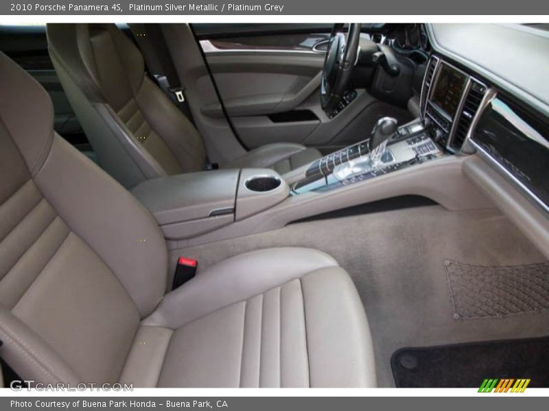 Platinum Silver Metallic / Platinum Grey 2010 Porsche Panamera 4S