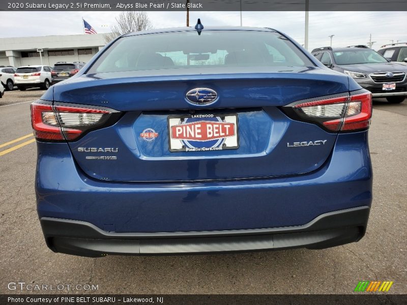 Abyss Blue Pearl / Slate Black 2020 Subaru Legacy 2.5i Premium