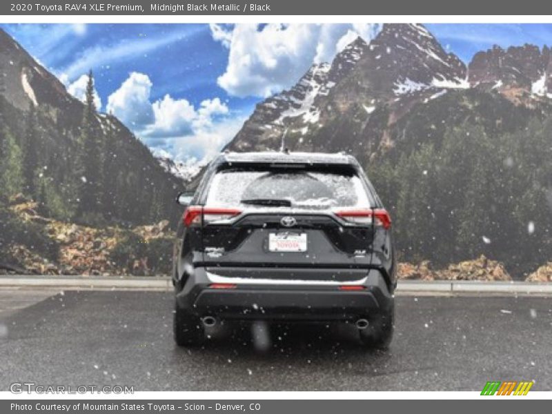 Midnight Black Metallic / Black 2020 Toyota RAV4 XLE Premium