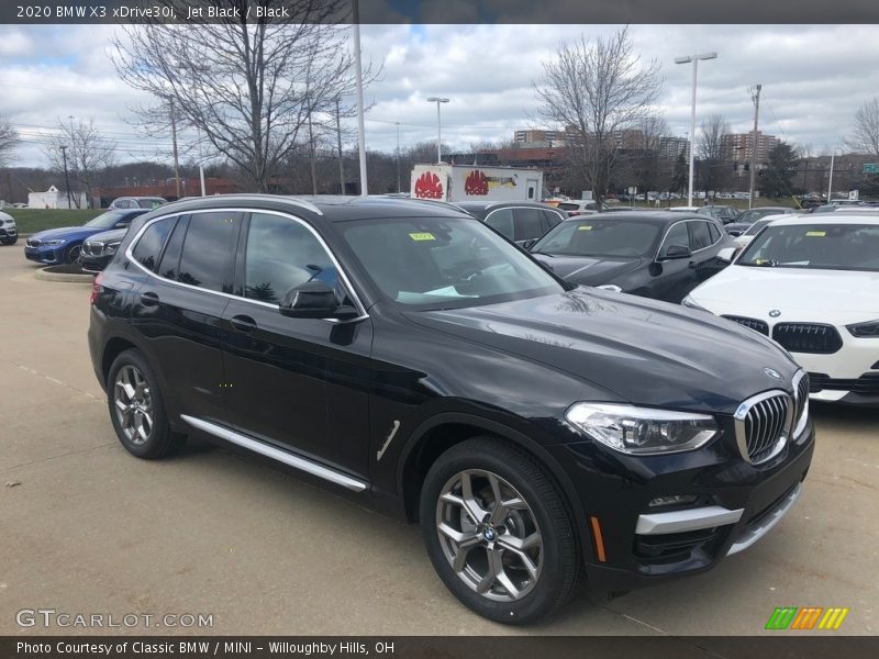 Jet Black / Black 2020 BMW X3 xDrive30i