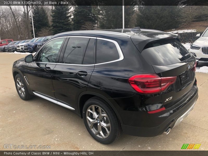 Jet Black / Black 2020 BMW X3 xDrive30i