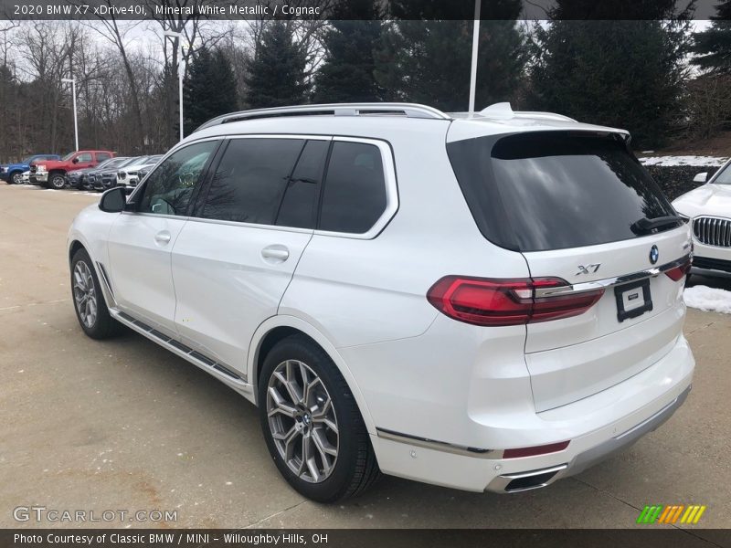 Mineral White Metallic / Cognac 2020 BMW X7 xDrive40i