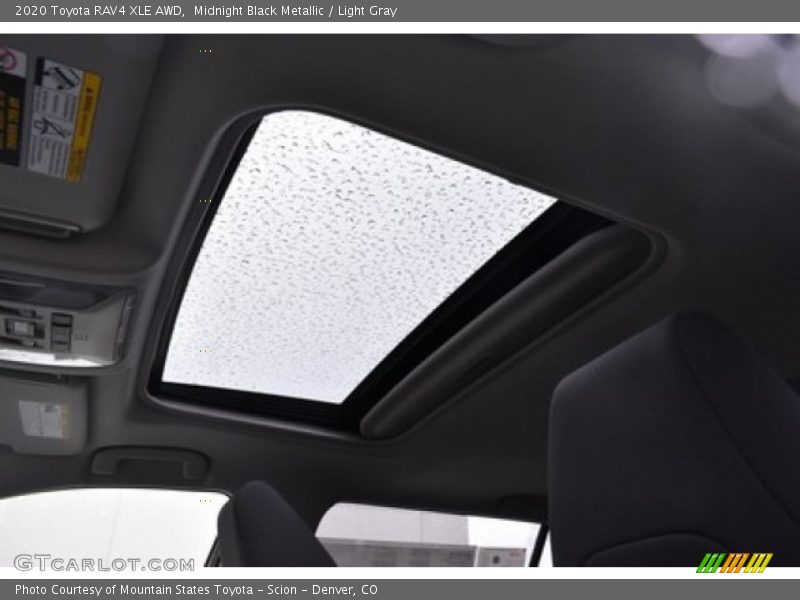 Midnight Black Metallic / Light Gray 2020 Toyota RAV4 XLE AWD