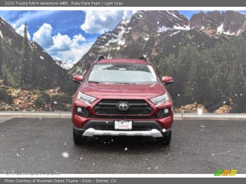 Ruby Flare Pearl / Light Gray 2020 Toyota RAV4 Adventure AWD