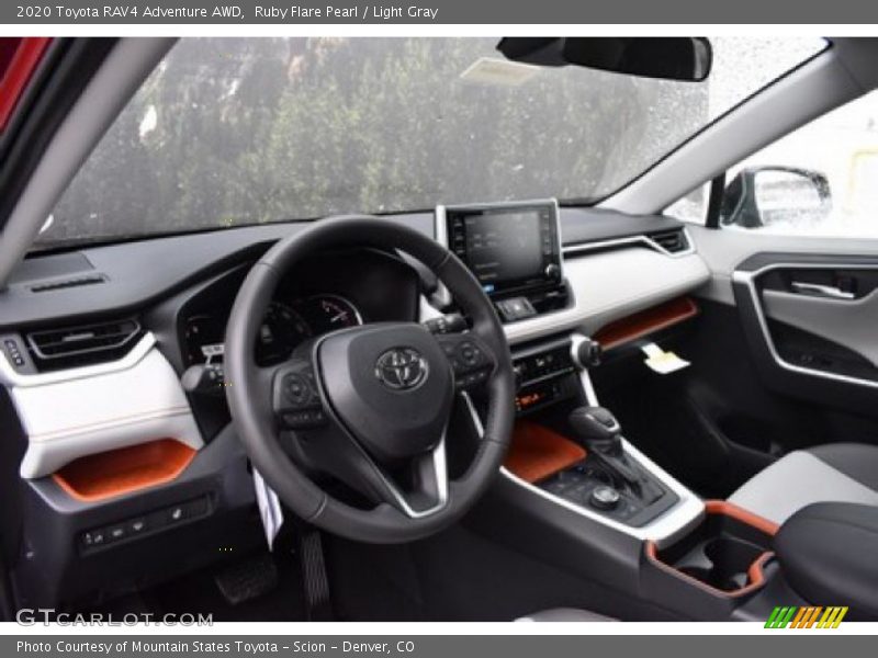 Ruby Flare Pearl / Light Gray 2020 Toyota RAV4 Adventure AWD