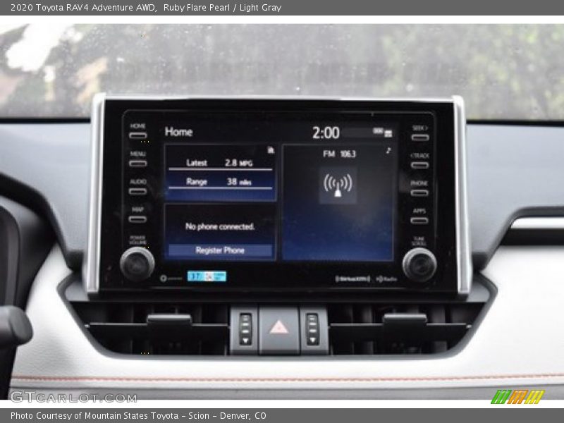 Ruby Flare Pearl / Light Gray 2020 Toyota RAV4 Adventure AWD
