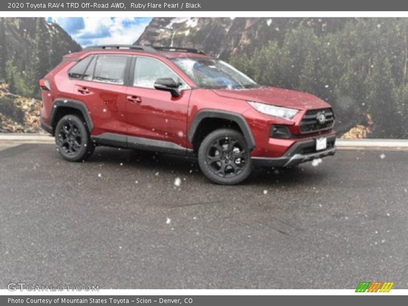 Ruby Flare Pearl / Black 2020 Toyota RAV4 TRD Off-Road AWD