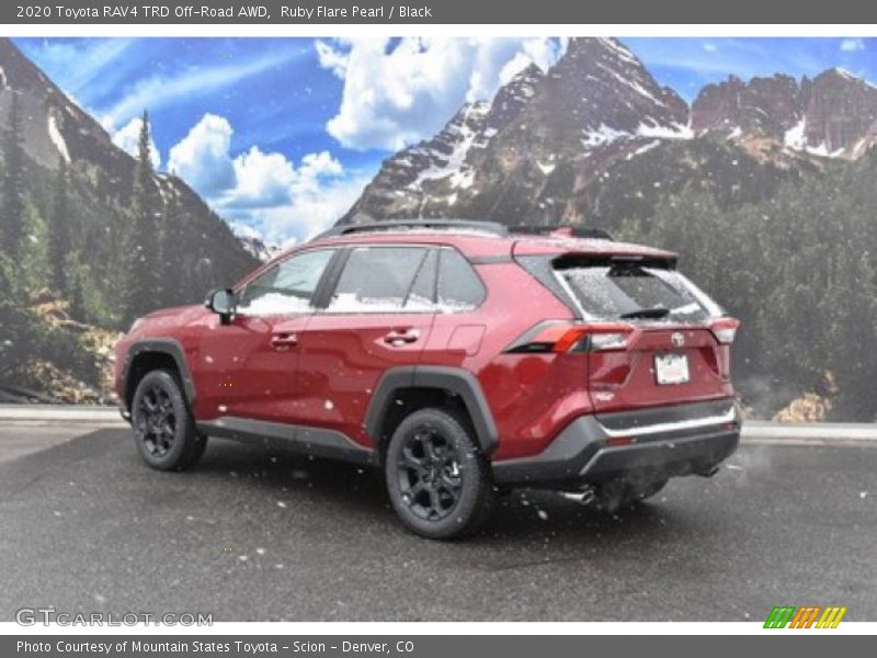 Ruby Flare Pearl / Black 2020 Toyota RAV4 TRD Off-Road AWD