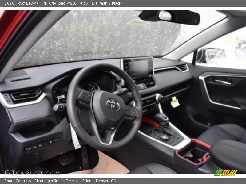 Ruby Flare Pearl / Black 2020 Toyota RAV4 TRD Off-Road AWD