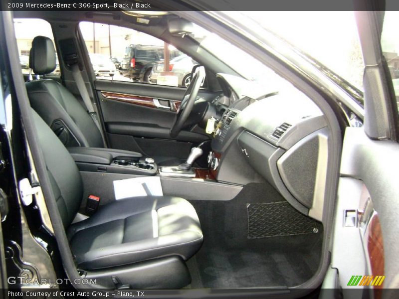 Black / Black 2009 Mercedes-Benz C 300 Sport