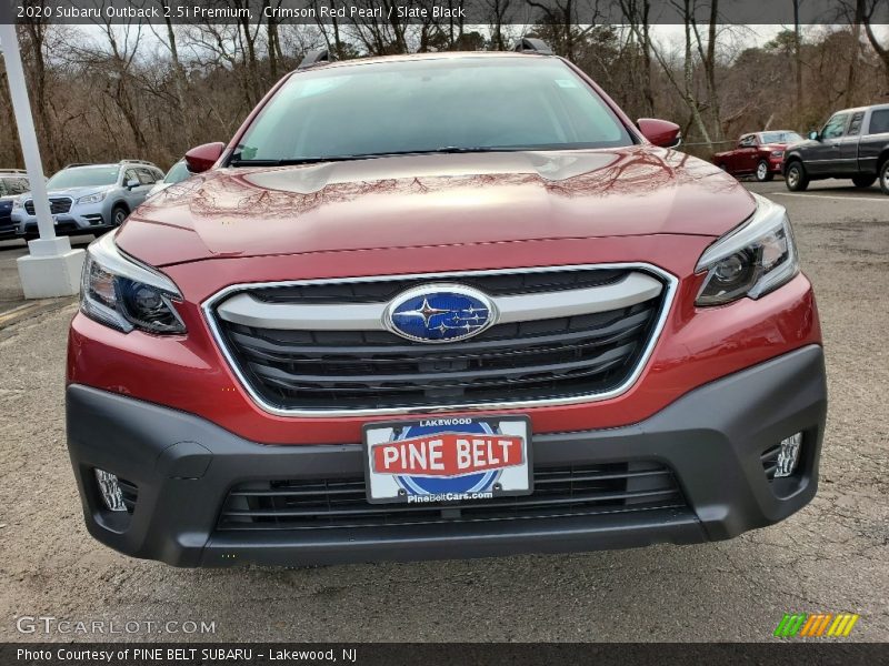 Crimson Red Pearl / Slate Black 2020 Subaru Outback 2.5i Premium