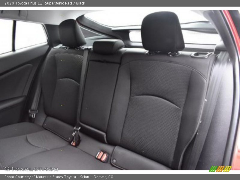 Supersonic Red / Black 2020 Toyota Prius LE