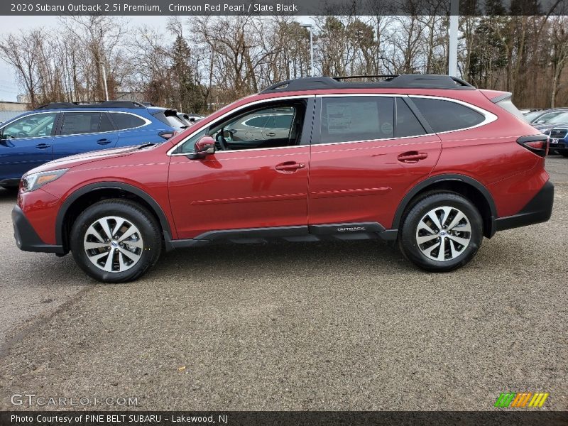 Crimson Red Pearl / Slate Black 2020 Subaru Outback 2.5i Premium