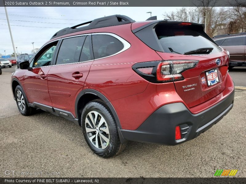 Crimson Red Pearl / Slate Black 2020 Subaru Outback 2.5i Premium