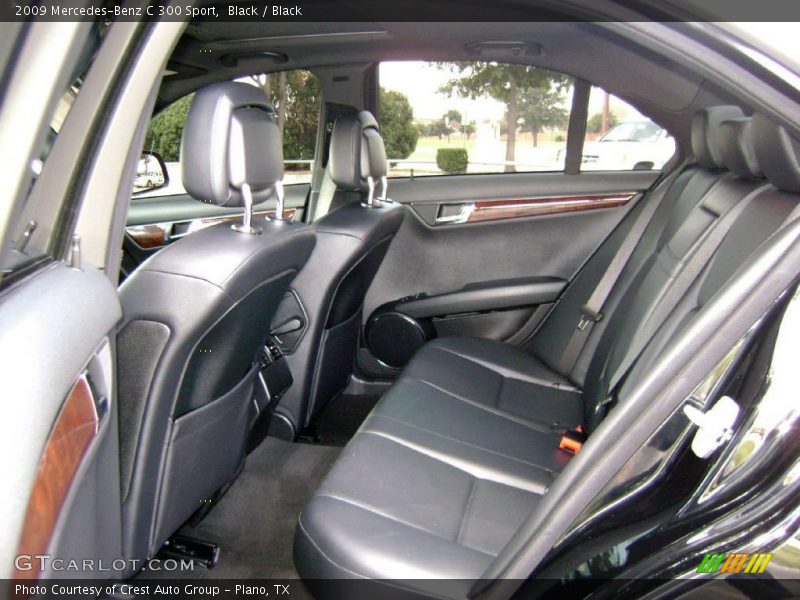 Black / Black 2009 Mercedes-Benz C 300 Sport