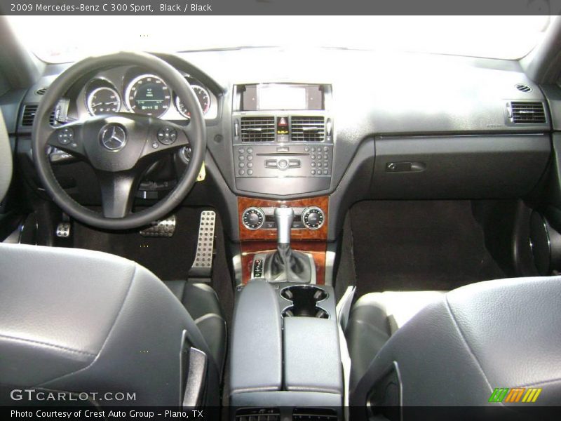 Black / Black 2009 Mercedes-Benz C 300 Sport