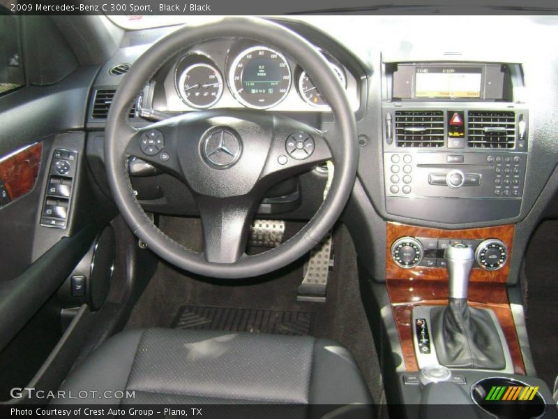 Black / Black 2009 Mercedes-Benz C 300 Sport