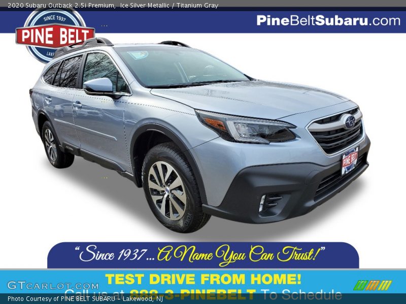 Ice Silver Metallic / Titanium Gray 2020 Subaru Outback 2.5i Premium