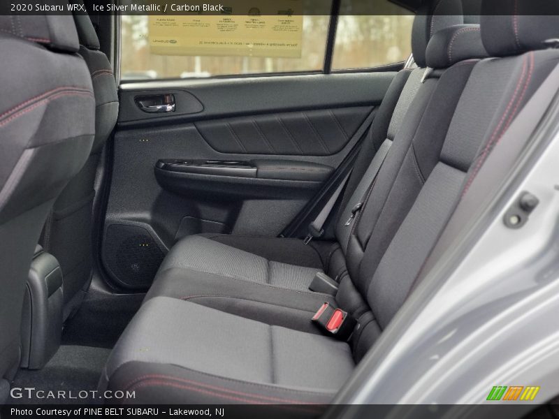 Rear Seat of 2020 WRX 