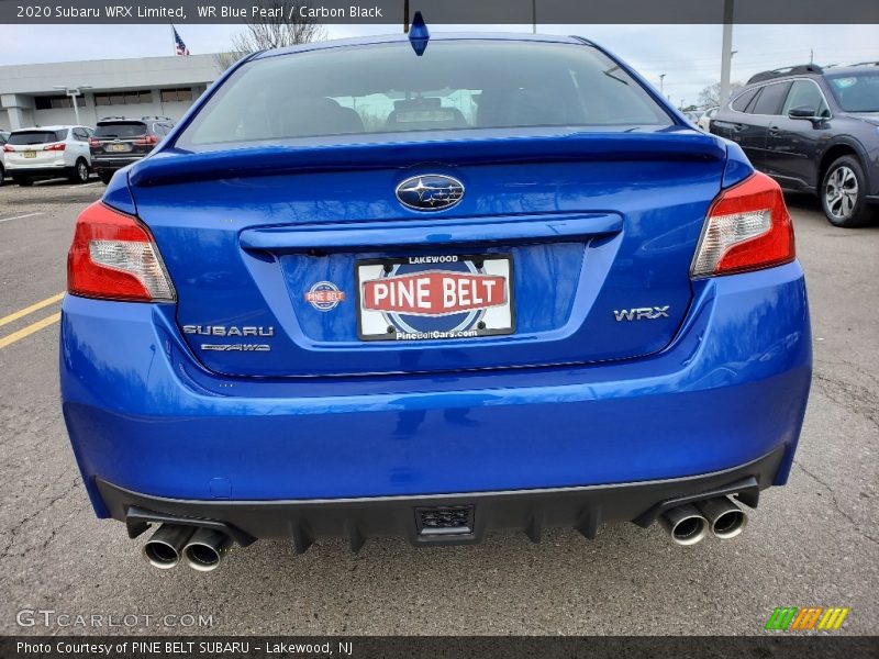 WR Blue Pearl / Carbon Black 2020 Subaru WRX Limited