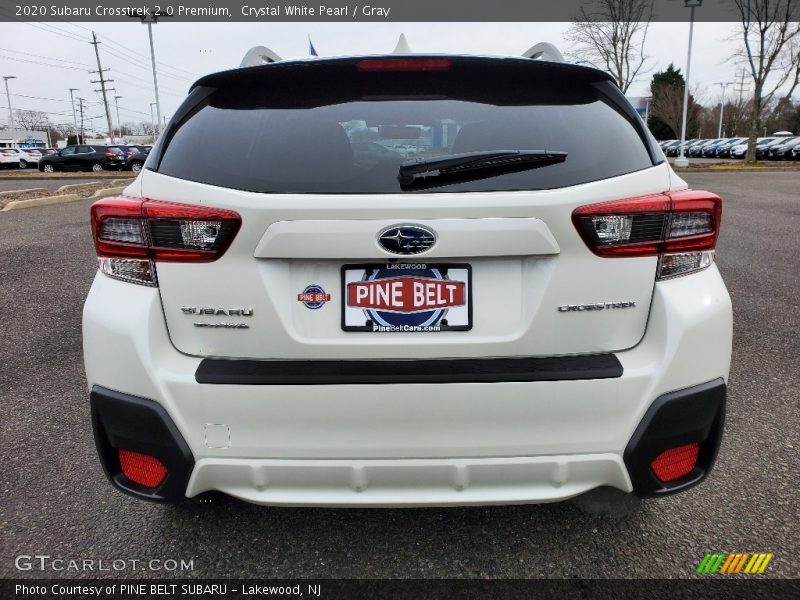 Crystal White Pearl / Gray 2020 Subaru Crosstrek 2.0 Premium