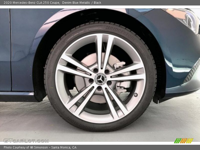 Denim Blue Metallic / Black 2020 Mercedes-Benz CLA 250 Coupe