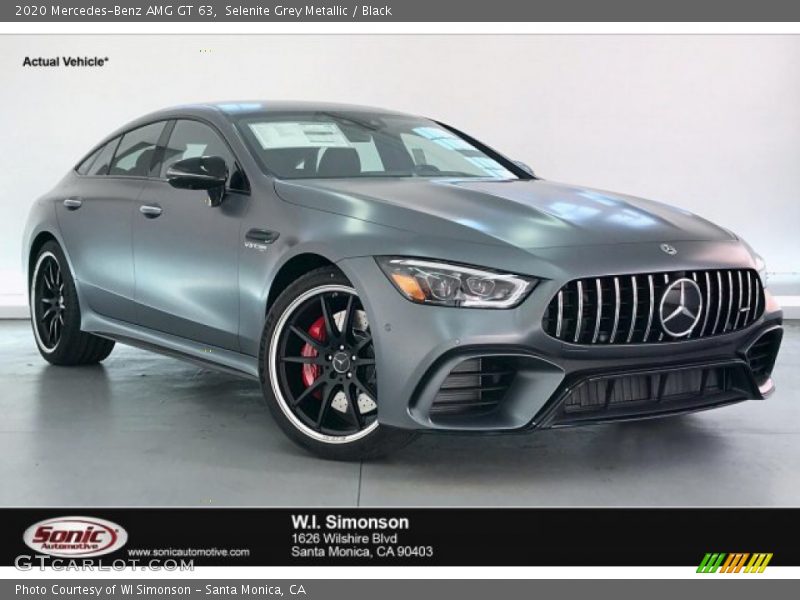 Selenite Grey Metallic / Black 2020 Mercedes-Benz AMG GT 63