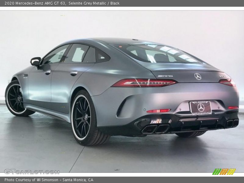 Selenite Grey Metallic / Black 2020 Mercedes-Benz AMG GT 63