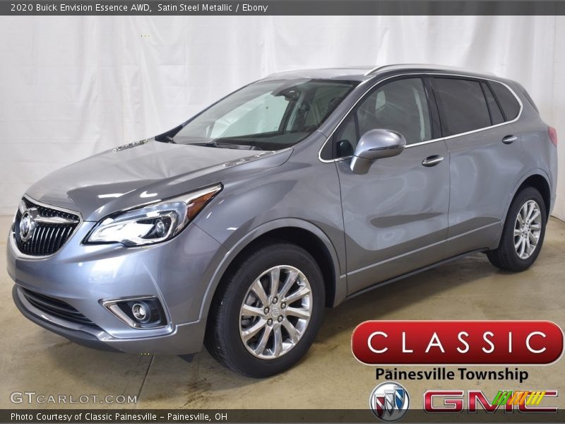 Satin Steel Metallic / Ebony 2020 Buick Envision Essence AWD